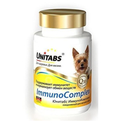 UNITABS ImmunoComplex Витамины для собак мелких пород пород для поддержки иммунитета, 100 таблеток