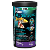 JBL ProPond All Seasons S Всесезонный корм для небольших прудовых рыб, палочки