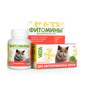 VEDA Фитомины Функциональный корм для кастрированных котов